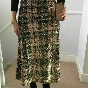 Zara Limited Edition Sequin Skirt